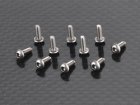 Button head Machine screw 2x6mm (TPM) Titanium 1.5 Hex.