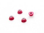 2mm Alu. Large Head Lock Nut (4 pcs,Red) For Mini-Z Buggy