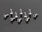 Flat head Machine screw 2x6mm (TKM) Titanium 1.5 Hex.