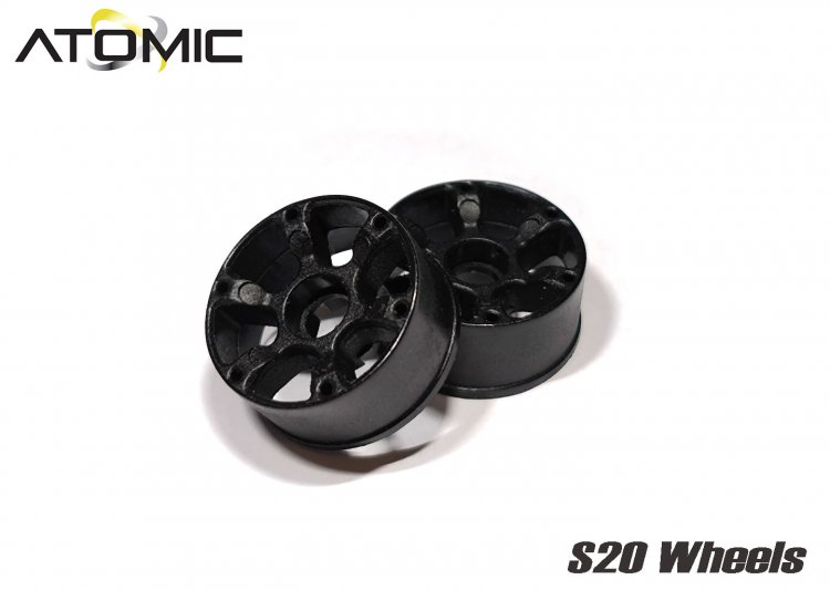 S20 RWD Wheel Narrow -1 (Black) - Click Image to Close