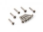 2 x 10mm Hex. Button Head Titanium Tapping Screw 10pcs.