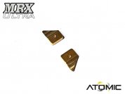 MXU Chassis Brass Mass Rear (1g, 2 pcs)