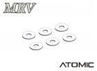 MRV Rear Axle Height Shim 6 pcs (1.6 x 4.0 x 0.3 mm)