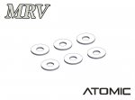 MRV Rear Axle Height Shim 6 pcs (1.6 x 4.0 x 0.3 mm)