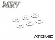 MRV Rear Axle Height Shim 6 pcs (1.6 x 4.0 x 0.3 mm)