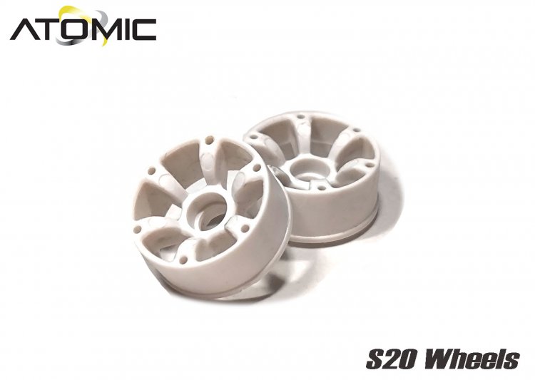 S20 RWD Wheel Narrow -1 (White) - Click Image to Close