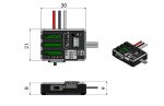 Alum. Micro brushless speed control