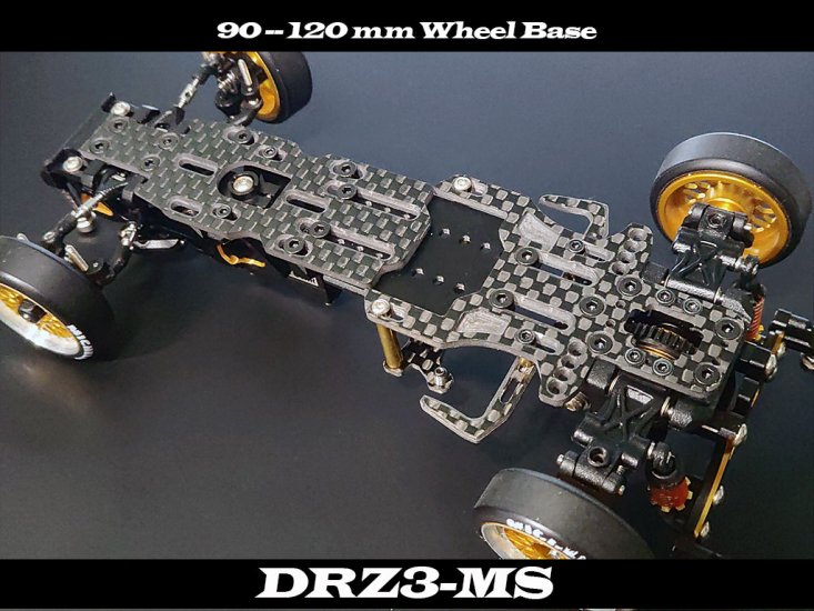 DRZ3 MS RWD Drift Chassis Kit (No Electronic) - Click Image to Close