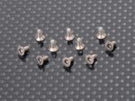 Flat Head Tapping Screw 2x4mm (TKM) Titanium 1.5 Hex.