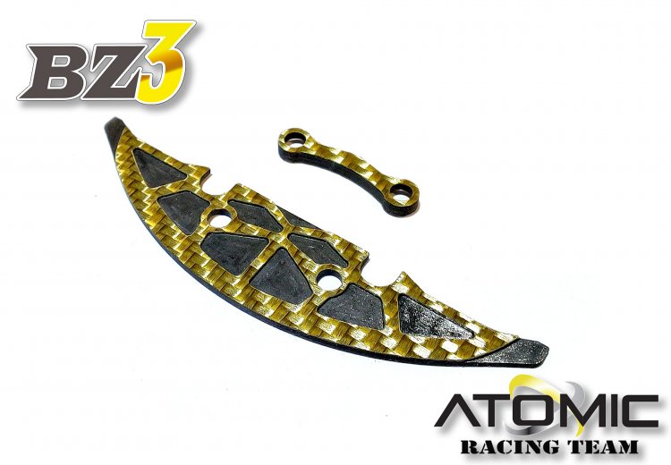 Carbon Enlarge Plate for Plastic Bumper (for AMZ-OP021) - Click Image to Close