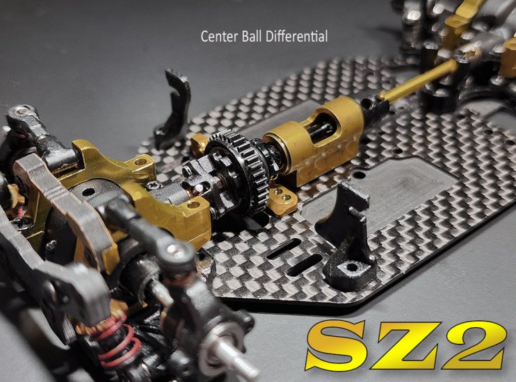 SZ2 shaft drive AWD chassis kit - Click Image to Close