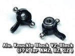 Alu. Knuckle Block V2-Black (F/R for AMZ, BZ, SZ )