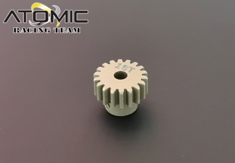 Hard Coated 64DP Pinion 18T (BZ3, FFZ, DRZ) - Click Image to Close