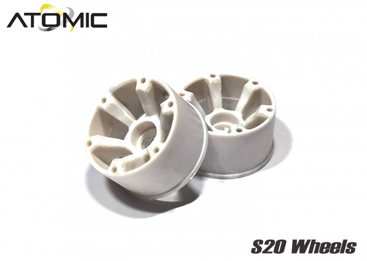 S20 RWD Wheel Wide +2 (White) - Click Image to Close