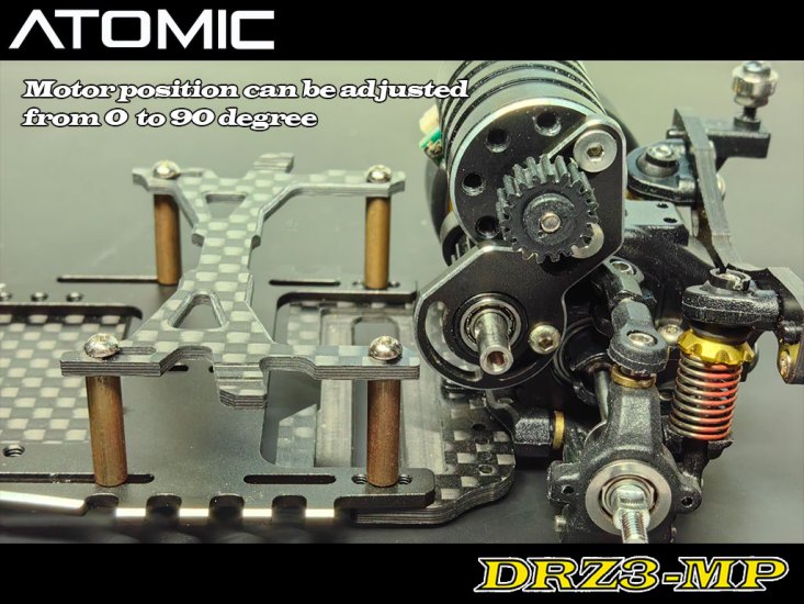 DRZ3 MP RWD Drift Chassis Kit (no electronic) - Click Image to Close