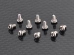 Button head Tapping screw 2x4mm (TPB) Titanium 1.5 Hex.