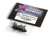 Hex (3 x 10mm) Button Head Machine Screw (10 pcs) Hex (3 x 10mm) Button Head Machine Screw (10 pcs)