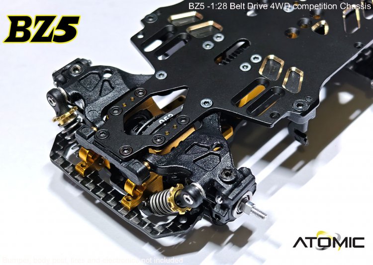 BZ5 Belt Drive 4WD Chassis Kit (No electronics) - Click Image to Close