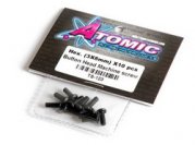 Hex (3 x 8mm) Button Head Machine Screw (10 pcs)