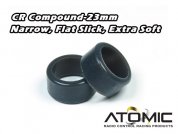CR Compound-23mm. Narrow, Flat Slick, Extra Soft
