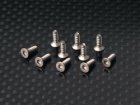 Flat Head Tapping Screw 2x6mm (TKB) Titanium 1.5 Hex.