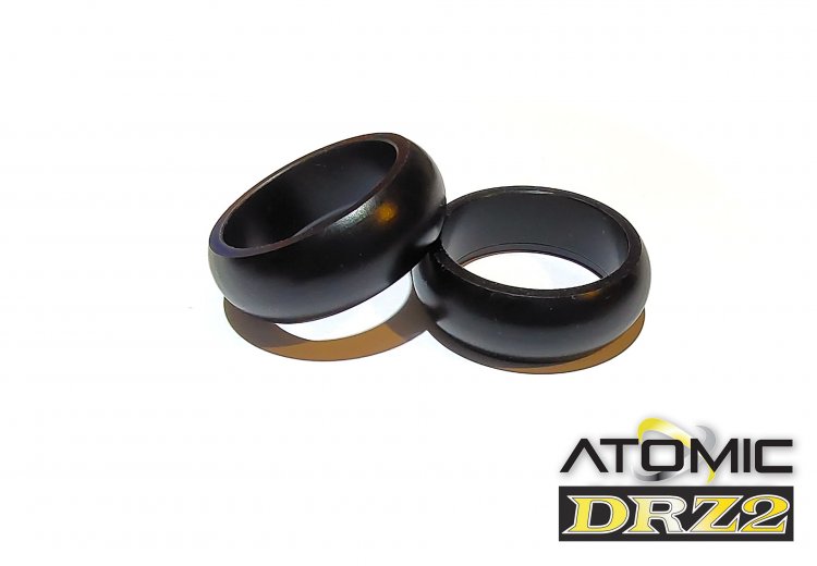 DRZ Drift Tire for 1:24 model (26.5mm Curve Shape, POM) - Click Image to Close