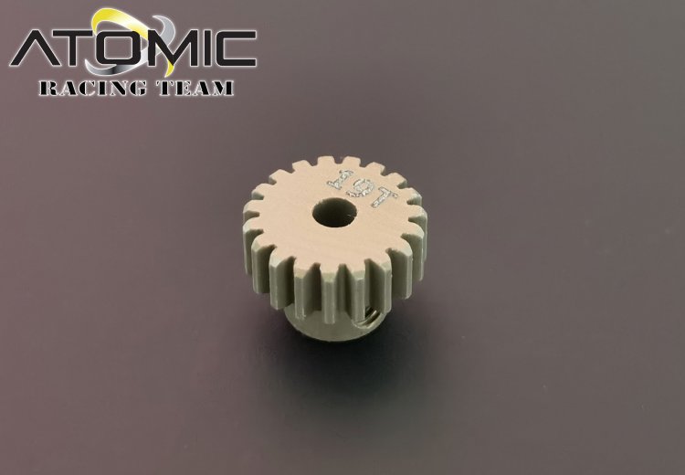 Hard Coated 64DP Pinion 19T (BZ3, FFZ, DRZ) - Click Image to Close