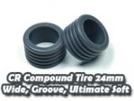 CR Compound Tire 24mm, Wide, Groove, Ultimate Soft