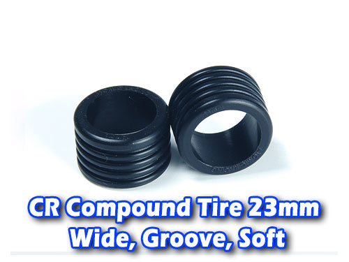 CR Compound Tire 23mm, Wide, Groove, Soft - Click Image to Close
