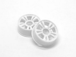 21.5mm T.S. Rims Front (0 offset)-White - Click Image to Close