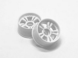 21.5mm T.S. Rims Rear (0 offset)-White - Click Image to Close