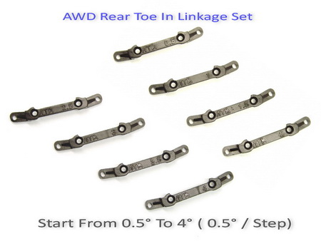AWD Delrin Toe In Linkage Set (0.5* ~ 4)