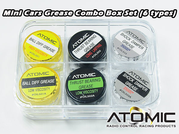 Mini Cars Grease Combo Box Set (6 types) - Click Image to Close