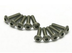 Titanium Screw 1.5mm Hexagon Button Head 2x8mm (TPM) - Click Image to Close