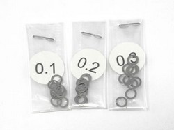 4 x 6mm shims 0.1/0.2/0.3 x 10/each - Click Image to Close