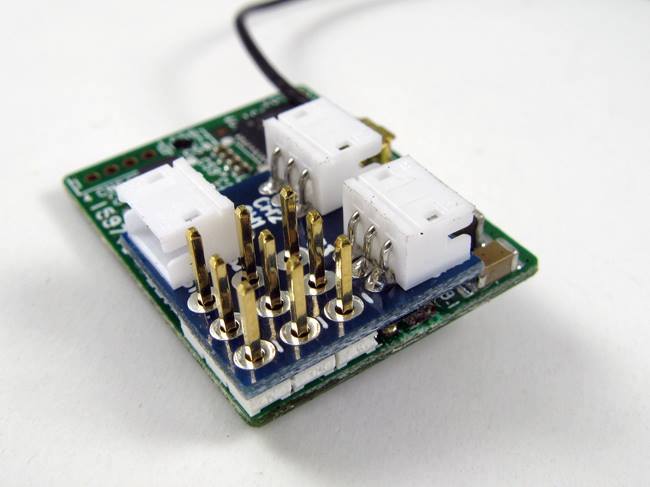 DIY Conersion board Sanwa 471, 472 , 47T reciever into small JST - Click Image to Close