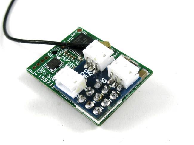 DIY Conersion board Sanwa 471, 472 , 47T reciever into small JST - Click Image to Close