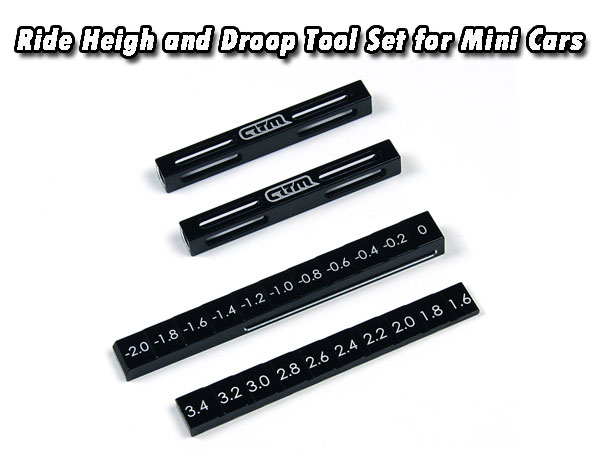 Ride Heigh and Droop Tool Set for Mini Cars - Click Image to Close