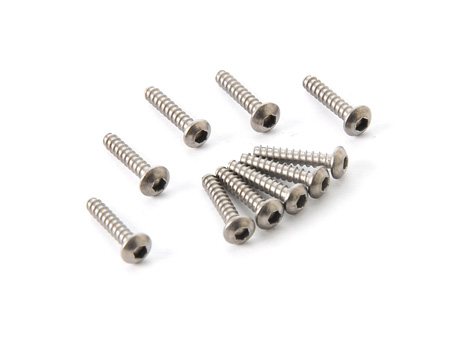 2 x 10mm Hex. Button Head Titanium Tapping Screw 10pcs. - Click Image to Close