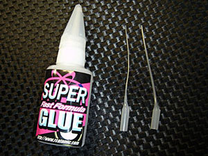 Super quick glue for R/C Car Rubber Tire