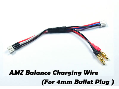 Balance Charging Wire for AMZ series [For 4mm Bullet Plug]