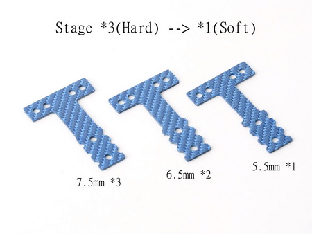 MR-03 RM Fiber Glass T Plate Set ( 5.5, 6.5, 7.5mm)